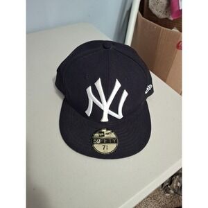 New Era 59Fifty Hat MLB Basic New York Yankees, Black Cap 7 3/8